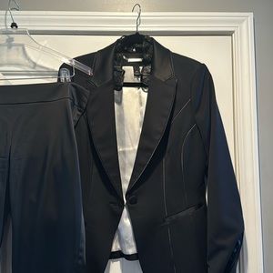Black two-piece suit